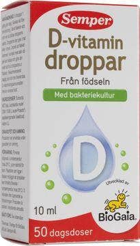 Semper magdroppar D-vitamin, Magdroppar,