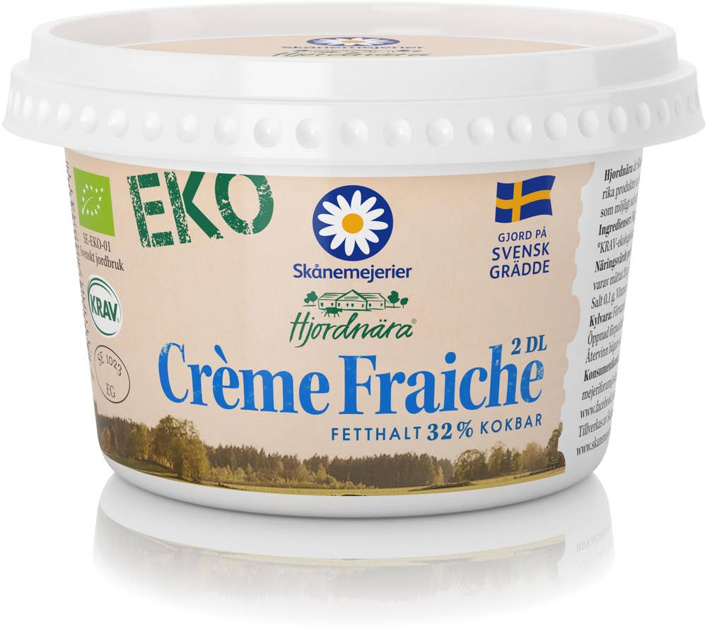 Skånemejerier Hjordnära Crème Fraiche 32% EKO/KRAV