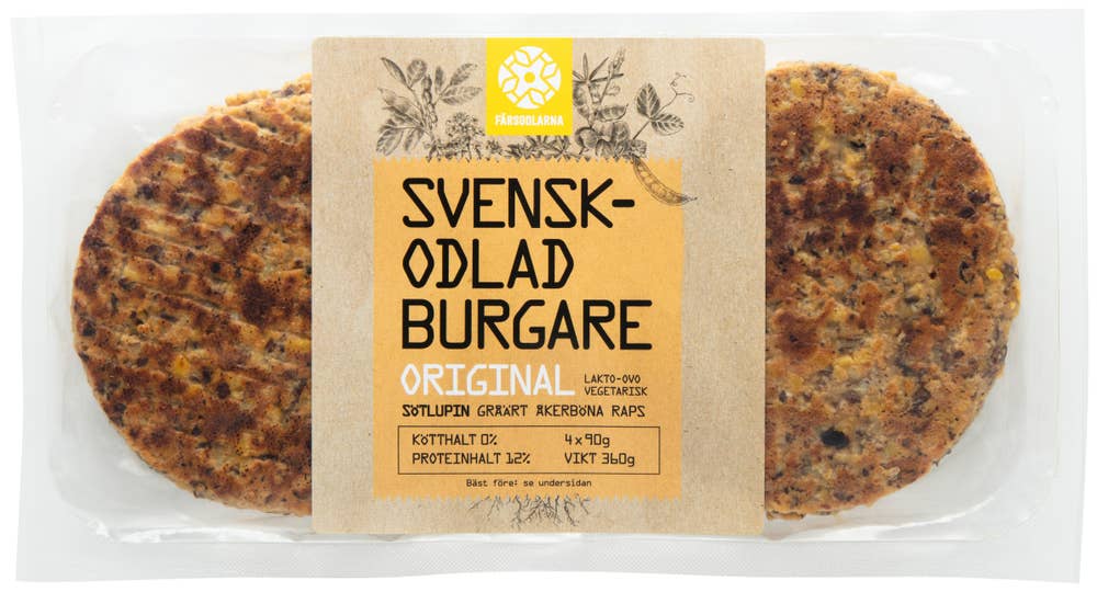 Svenska Färsodlarna Svenskodlad Färs Burgare 4x Svenska Färsodlarna