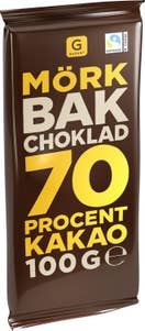 Garant Bakchoklad Mörk 70%