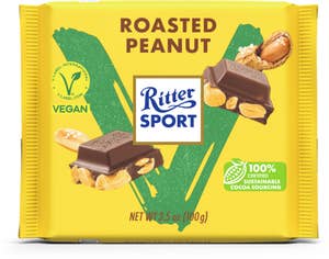 Ritter Sport Vegansk Choklad Rostade Jordnötter