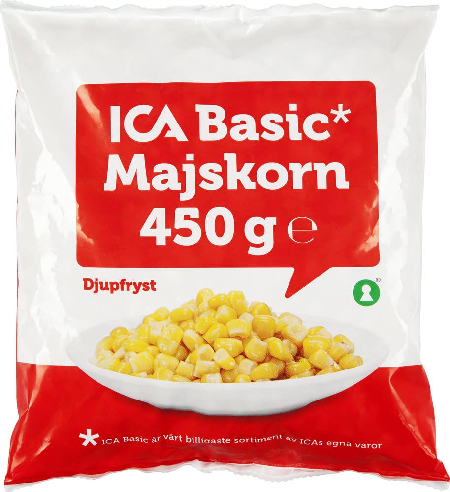 Ej sorterad Majskorn Ica Basic