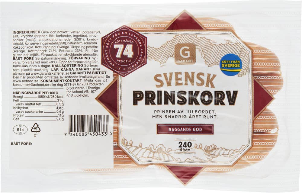 Garant Prinskorv