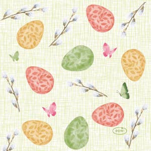Duni Kaffeservett Joyful Spring 3-lags 24x24cm