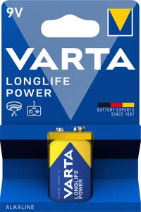 Varta Alkaliskt Batteri 9V Longlife Power