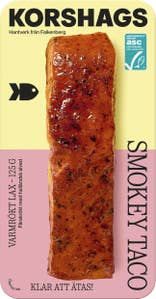 Korshags Varmrökt Lax Smokey Taco ASC