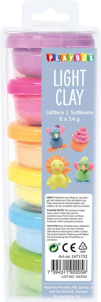 Playbox Lättlera Pastell