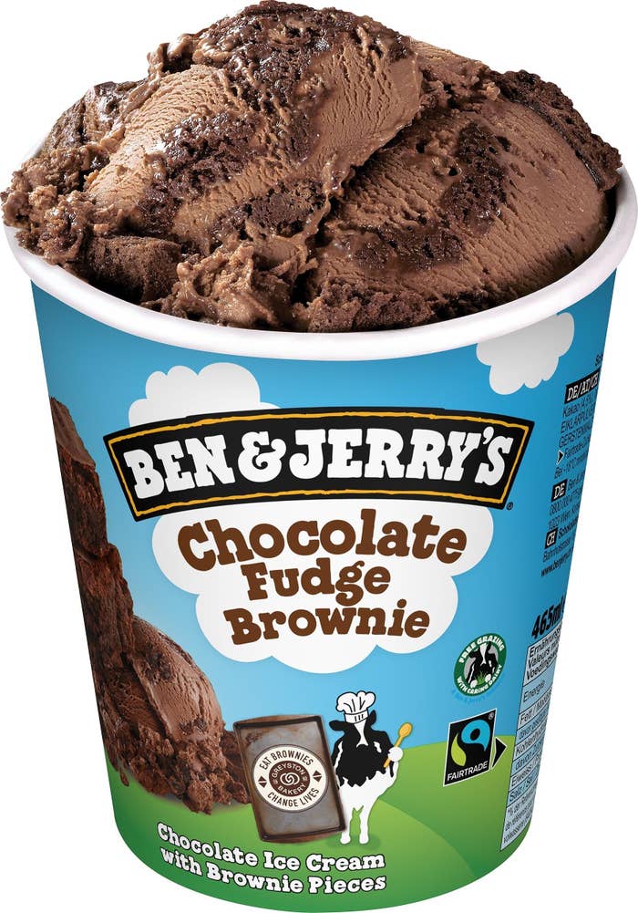 Ben & Jerry's Glass Chocolate Fudge Brownie Fairtrade