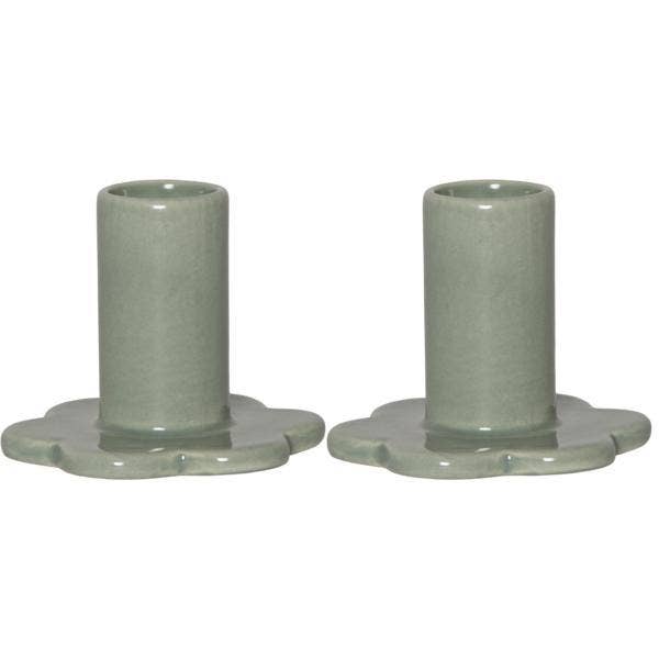 Star Trading Ljushållare Bloom Grön