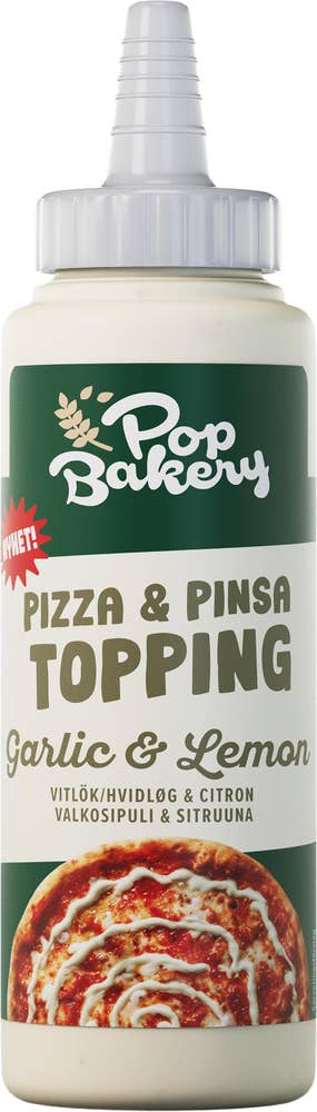 Pop Bakery Toppingsås Garlic & Lemon