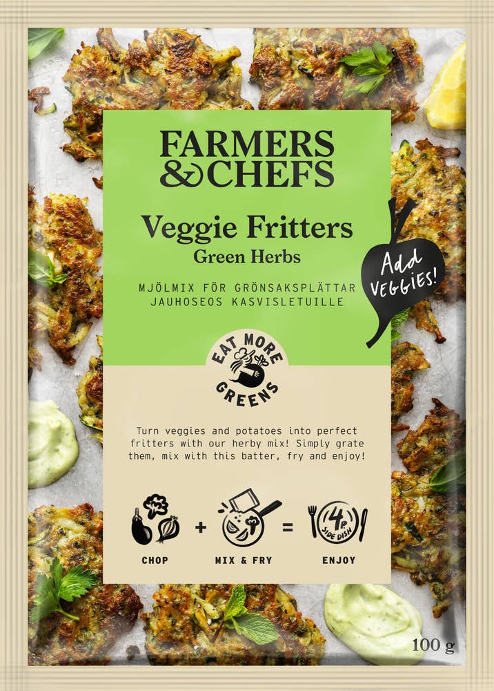 Farmers & Chefs Kryddmix Veggie Fritters Green Herbs