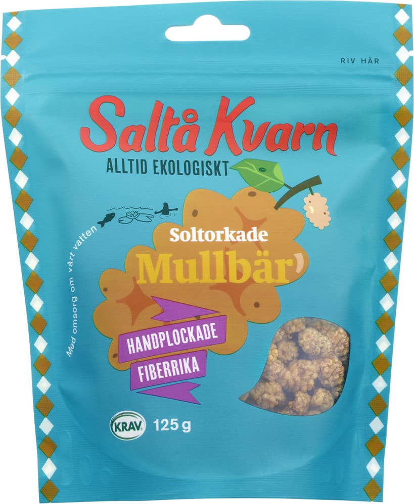 Saltå Kvarn Soltorkade Mullbär EKO/KRAV