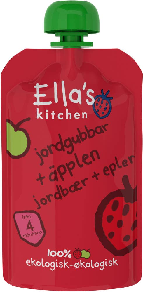 Ella's Kitchen Jordgubb Äpple 4M EKO Ella's Kitchen