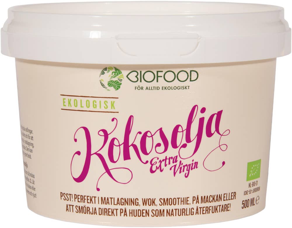 Biofood Kokosolja extra virgin EKO Biofood
