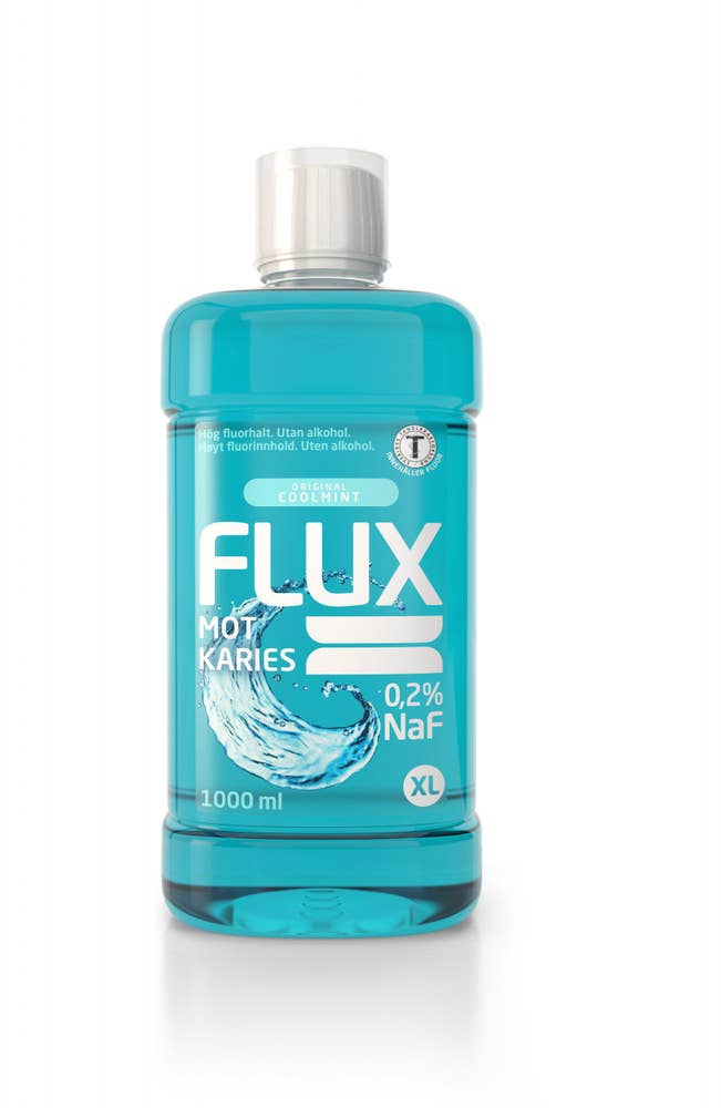 Flux Original Coolmint XL, Fluorskölj mot karies 1