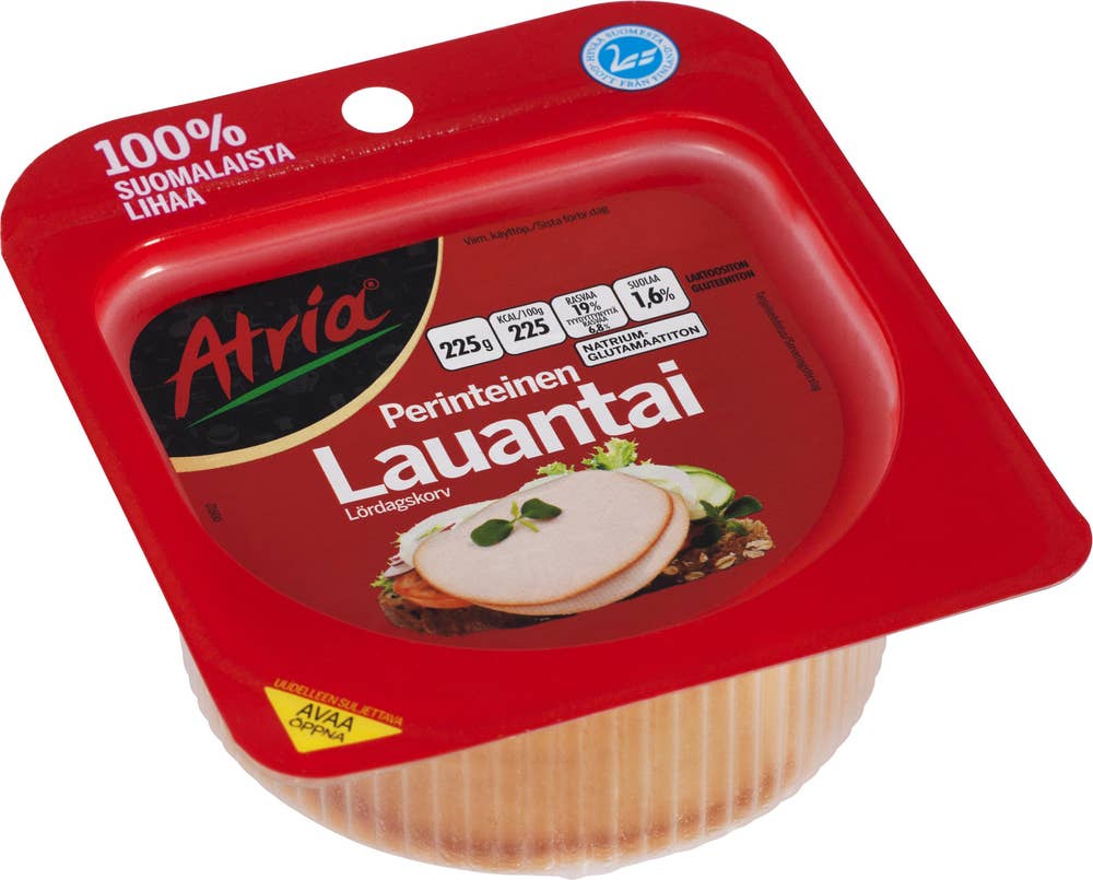 Atria Lördagskorv Skivad