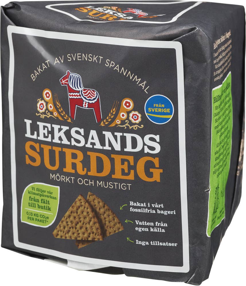 Leksands Knäckebröd Trekantsknäcke Surdeg