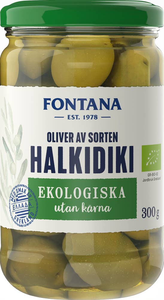 Halkidiki Oliver utan Kärnor EKO