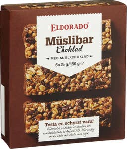 Eldorado Müslibars Choklad 6x25g