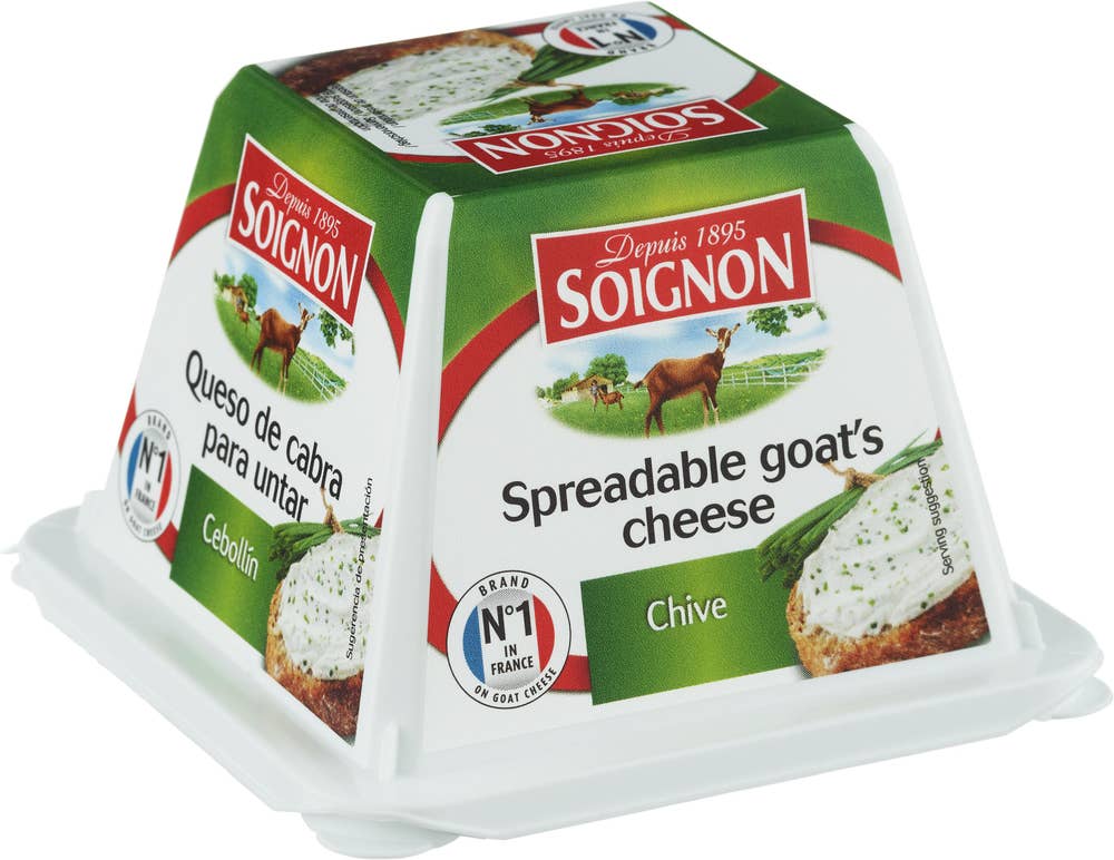 Soignon Bredbar Getost Gräslök