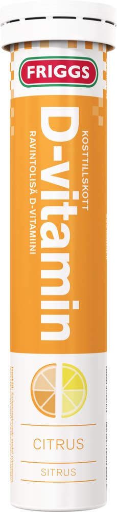Friggs Brustablett D-Vitamin Citrus