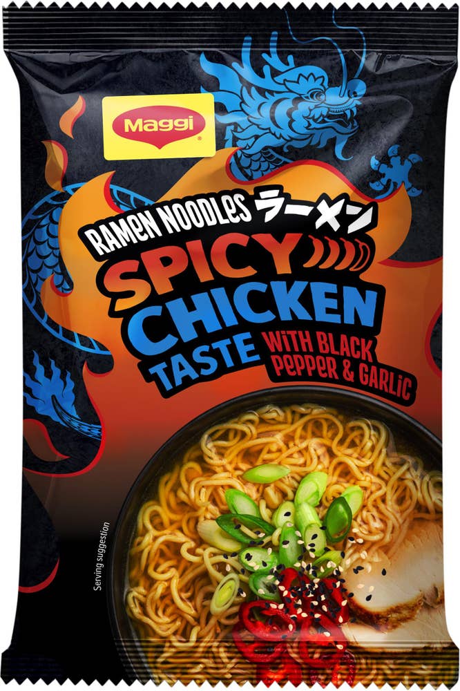 Maggi Ramen Noodles Spicy Chicken