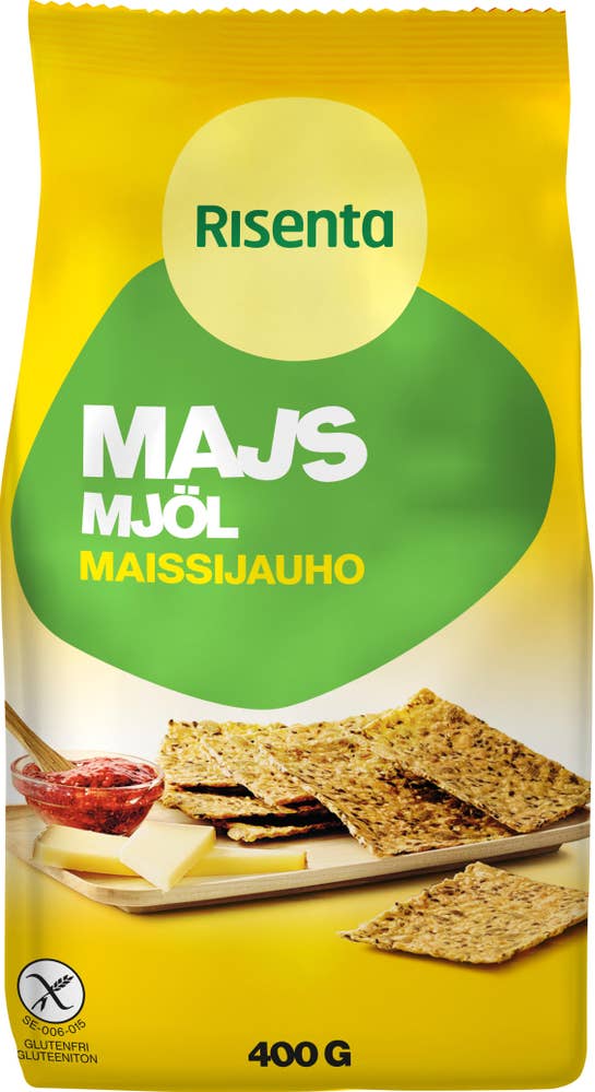 Ej sorterad Majsmjöl Risenta