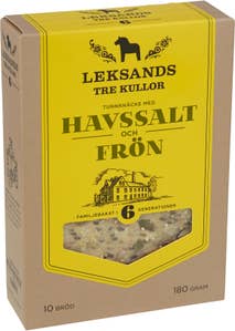 Leksands Tre Kullor Tunnknäcke Havssalt & Frön