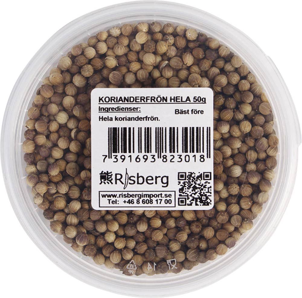 Risberg Korianderfrön Hela