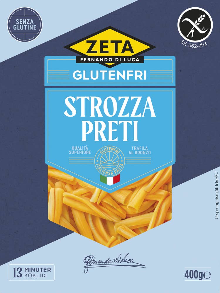 Zeta Pasta Strozzapreti Glutenfri