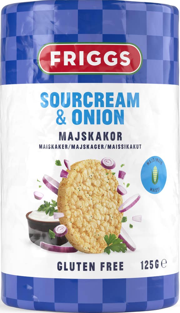 Friggs Majskakor Sourcream & Onion