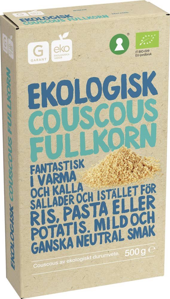 Garant Eko Couscous Fullkorn EKO 500g Garant