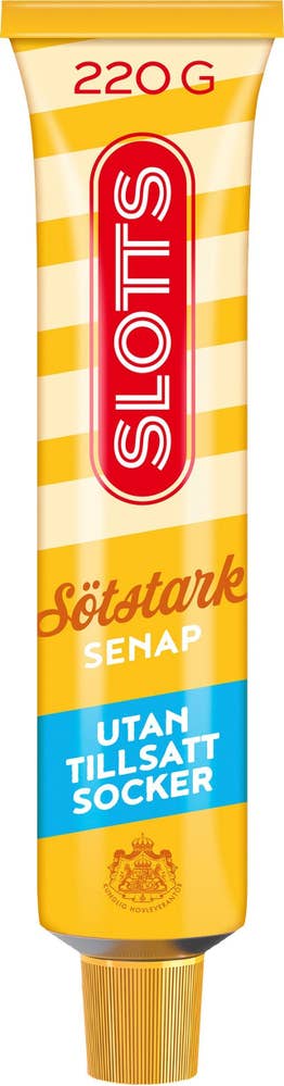 Slotts Senap Sötstark Utan Tillsatt Socker