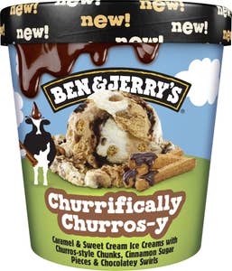 Ben & Jerry's Glass Churrifically Churros-y Fairtrade