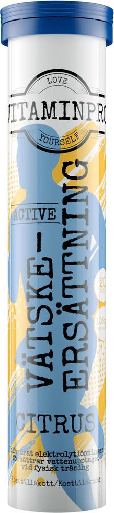 Vitaminpro Brustablett Vätskeersättning Citron