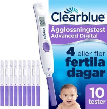 Clearblue Advanced Ägglossningstest, Ägglossningstest, 10 st