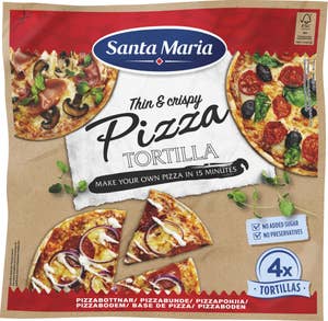 Santa Maria Tortilla Pizza 4-p