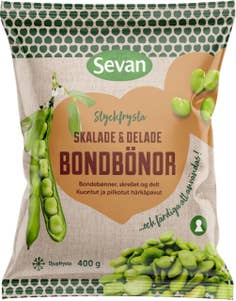 Sevan Bondbönor Skalade & Delade Fryst