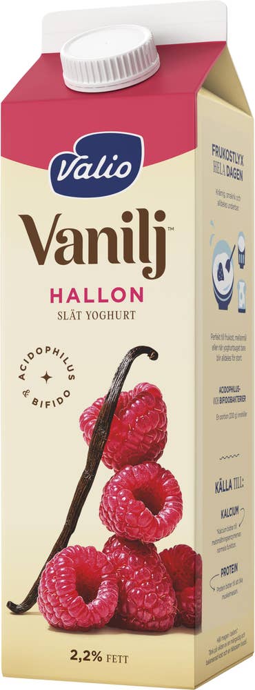 Valio Yoghurt Vanilj & Hallon 2,1%