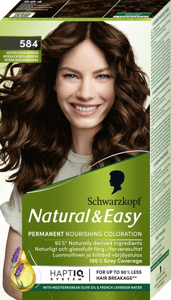 Natural & Easy Hårfärg 584 Mocka Choklad Natural & Easy
