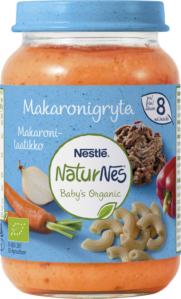 Nestlé Barnmat Makaronigryta EKO 8M