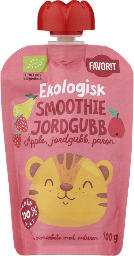 Favorit Äpple, Jordgubb & Päron EKO Favorit