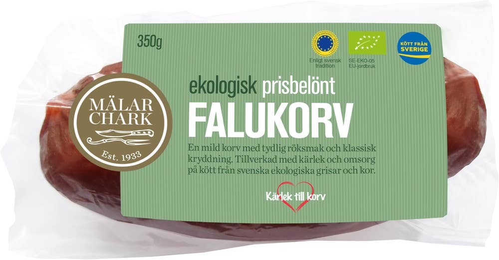 Mälarchark Falukorv EKO 350g Mälarchark