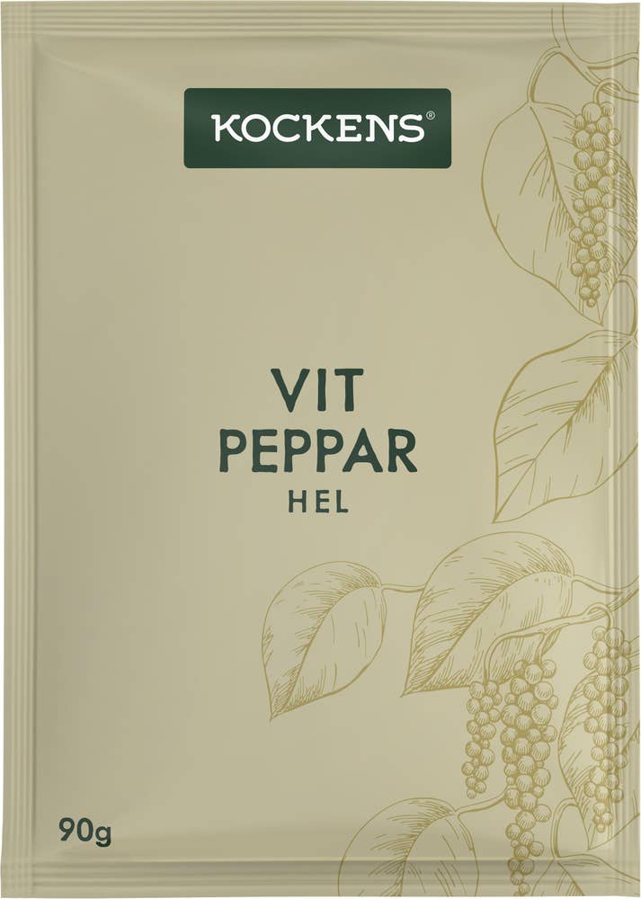 Kockens Vitpeppar hel 90g Kockens