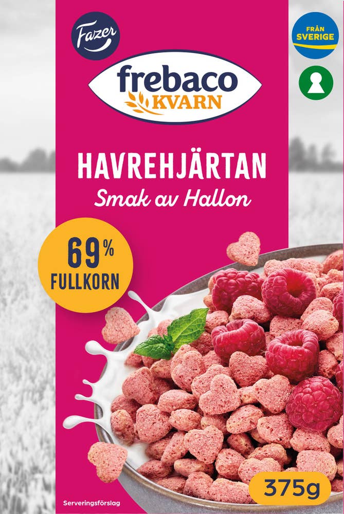 Frebaco Kvarn Havrehjärtan Hallon