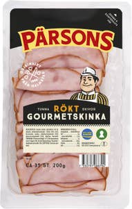 Pärsons Rökt Gourmetskinka Tunna Skivor
