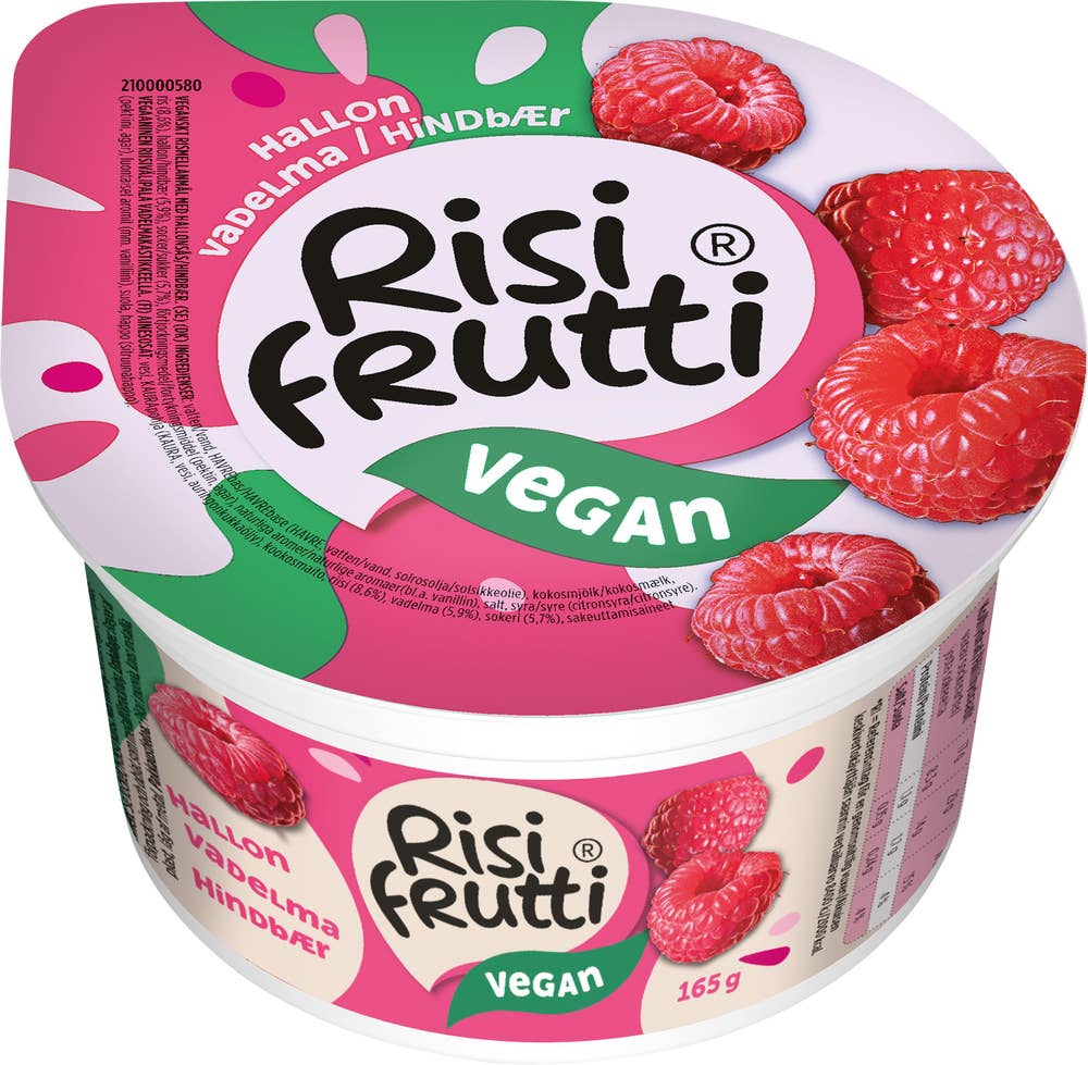 Risifrutti Hallon Vegansk