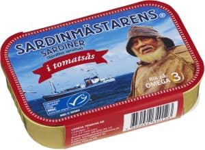 SARDINMÄSTARENS Sardiner i Tomatsås MSC