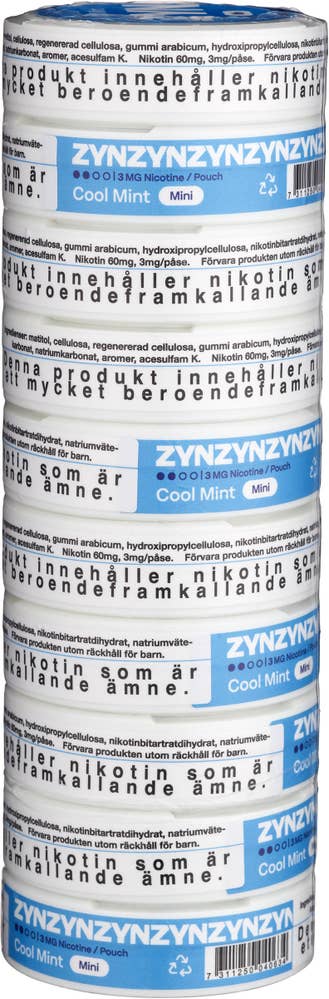 Zyn Cool Mint Mini Stock