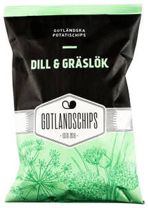 Gotlandschips Chips Dill & Gräslök